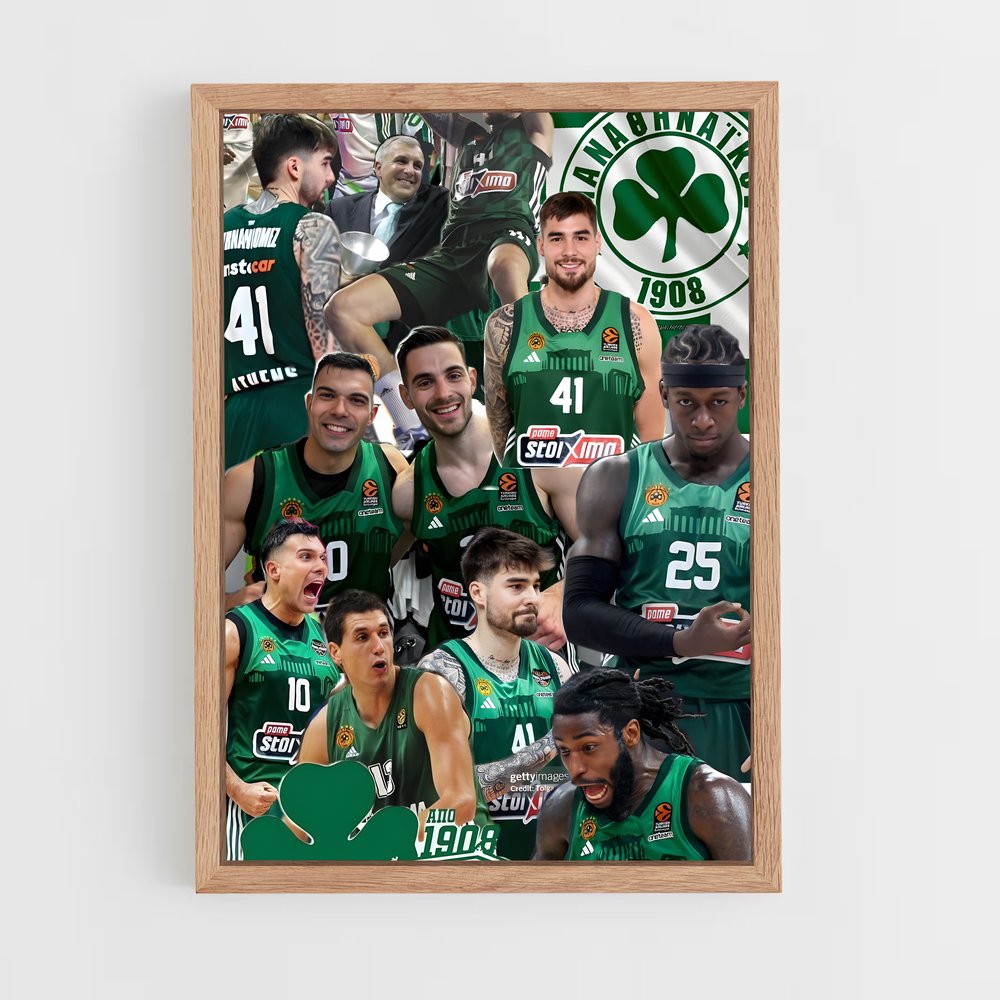 Poster Green Giants – affiche Basketball (vue 4)